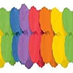 Amscan Rainbow Paper Garland 3.65m