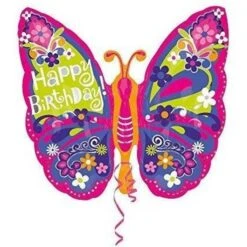 Amscan S/SHAPE: HB Beautiful Butterfly Foil Balloons 2880501