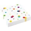 Amscan Servietten Confetti Birthday 20 Stück 33 X 33 Cm