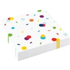 Amscan Servietten Confetti Birthday 20 Stück 33 X 33 Cm