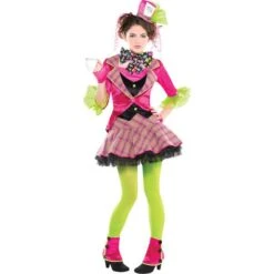Amscan Teens Mad Hatter Girl Fancy Dress Fairytale Book Day Costume