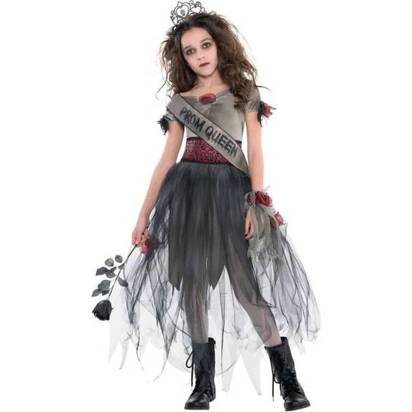 Amscan Teens Zombie Prom Queen Costume 1 Amscan Teens Zombie Prom Queen Costume