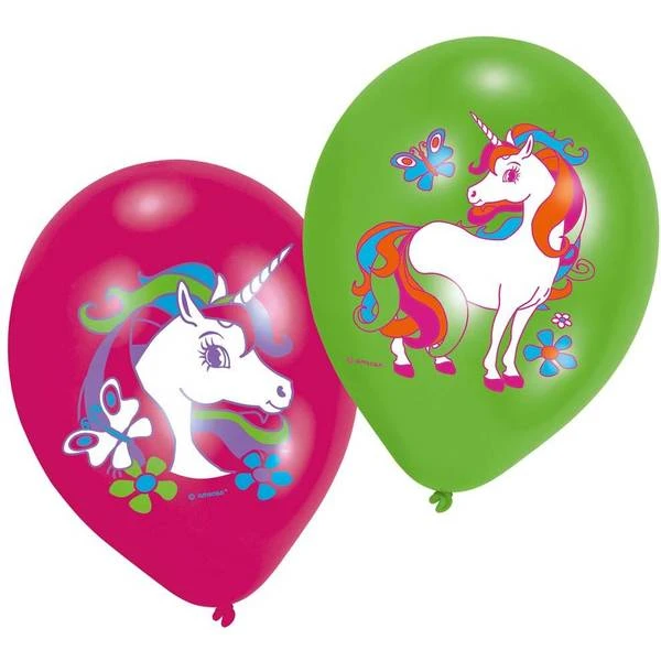 Amscan Unicorn 4 Colour Latex Balloons 27cm-6 Pcs 1 Amscan Unicorn 4 Colour Latex Balloons 27cm-6 Pcs