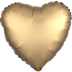 Amscan Foil Balloon Luxe Jade Heart 43 Cm Gold