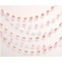 Amscan Garlands Pink Gold/pink 210 Cm 6 Pieces