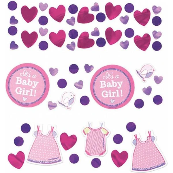 Amscan Konfetti Babyshower Pojkar Multicolor, Pink 1 Amscan Konfetti Babyshower Pojkar Multicolor, Pink