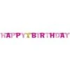 Amscan Letter Garland First Birthday Girls Pink 227 Cm