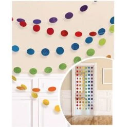 Amscan Pendulums Rainbow 210 Cm 6 Pieces