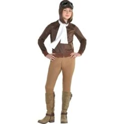 AMSCAN Girls Amelia Earhart Costume Accessory Kit