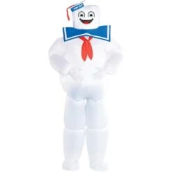 AMSCAN Adult Classic Inflatable Stay Puft Marshmallow Man Costume - Ghostbusters