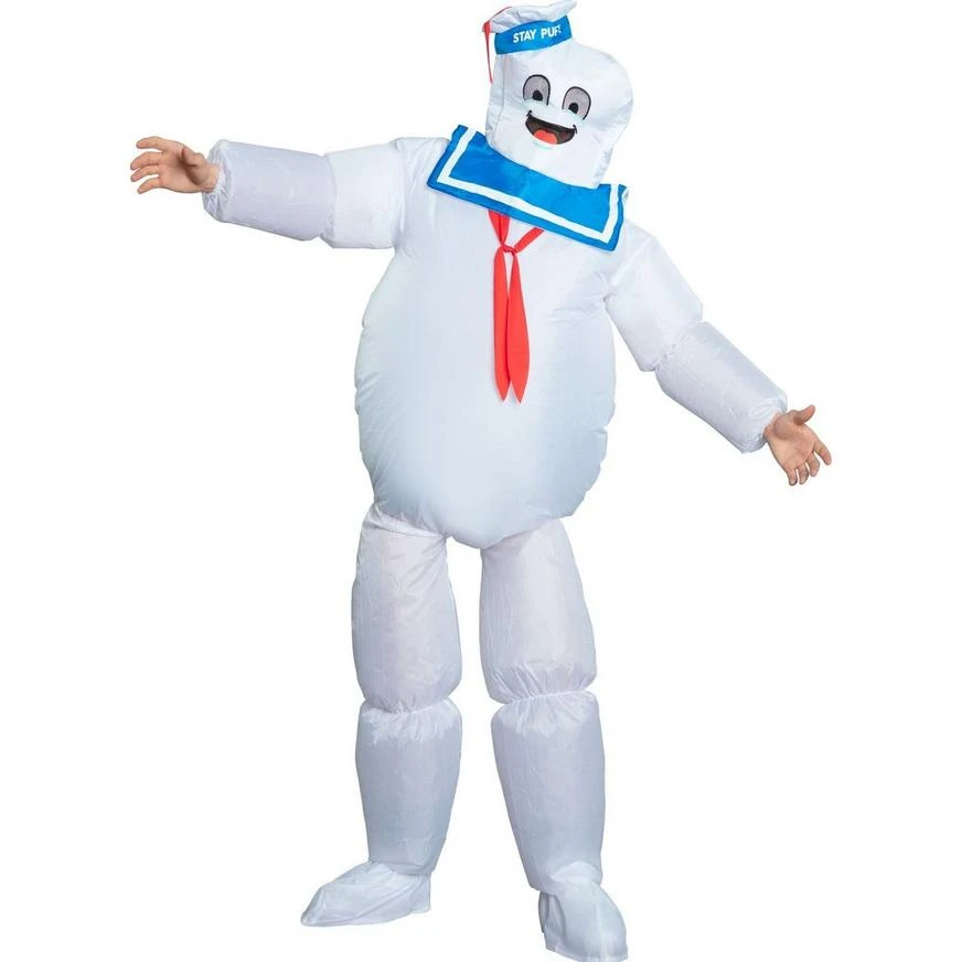 AMSCAN Adult Classic Inflatable Stay Puft Marshmallow Man Costume - Ghostbusters 4 AMSCAN Adult Classic Inflatable Stay Puft Marshmallow Man Costume - Ghostbusters - Image 4