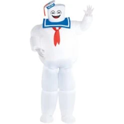 AMSCAN Adult Classic Inflatable Stay Puft Marshmallow Man Costume Plus Size - Ghostbusters