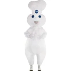AMSCAN Adult Inflatable Pillsbury Doughboy Costume