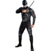 AMSCAN Adult Snake Eyes Muscle Costume - G.I. Joe Origins