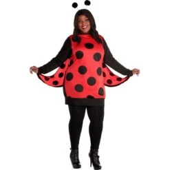 AMSCAN Adult Lovely Ladybug Costume - Plus Size