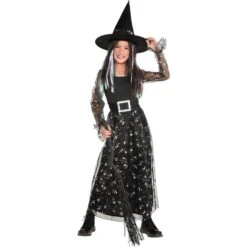 AMSCAN Kids' Cosmic Witch Costume