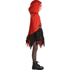 AMSCAN Kids' Rebel Red Riding Hood Costume -Amscan P919313 02