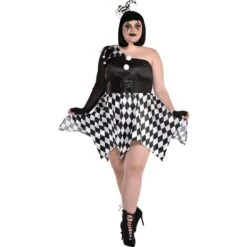 AMSCAN Adult Bad Jester Costume - Plus Size