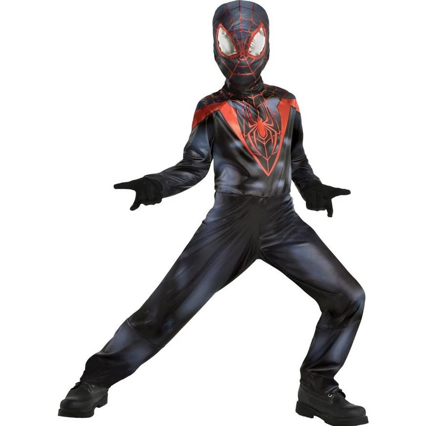 AMSCAN Kids' Miles Morales Spider-Man Costume - Into The Spider-Verse 1 AMSCAN Kids' Miles Morales Spider-Man Costume - Into The Spider-Verse