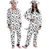 AMSCAN Adult Dalmatian Dog One Piece Zipster Costume