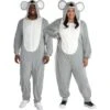 AMSCAN Adult Koala One Piece Zipster Costume - Plus Size