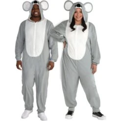 AMSCAN Adult Koala One Piece Zipster Costume - Plus Size