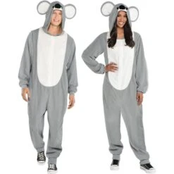 AMSCAN Adult Koala One Piece Zipster Costume