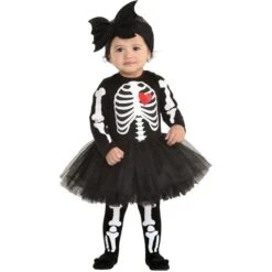 AMSCAN Baby Skeleton Dancer Costume