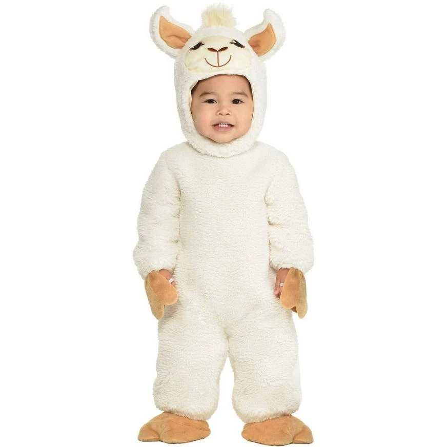 AMSCAN Baby Lovable Llama Costume 2 AMSCAN Baby Lovable Llama Costume - Image 2