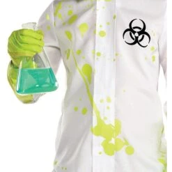 AMSCAN Kids' Radioactive Hazmat Suit Glow-in-the-Dark Costume -Amscan P919491 02