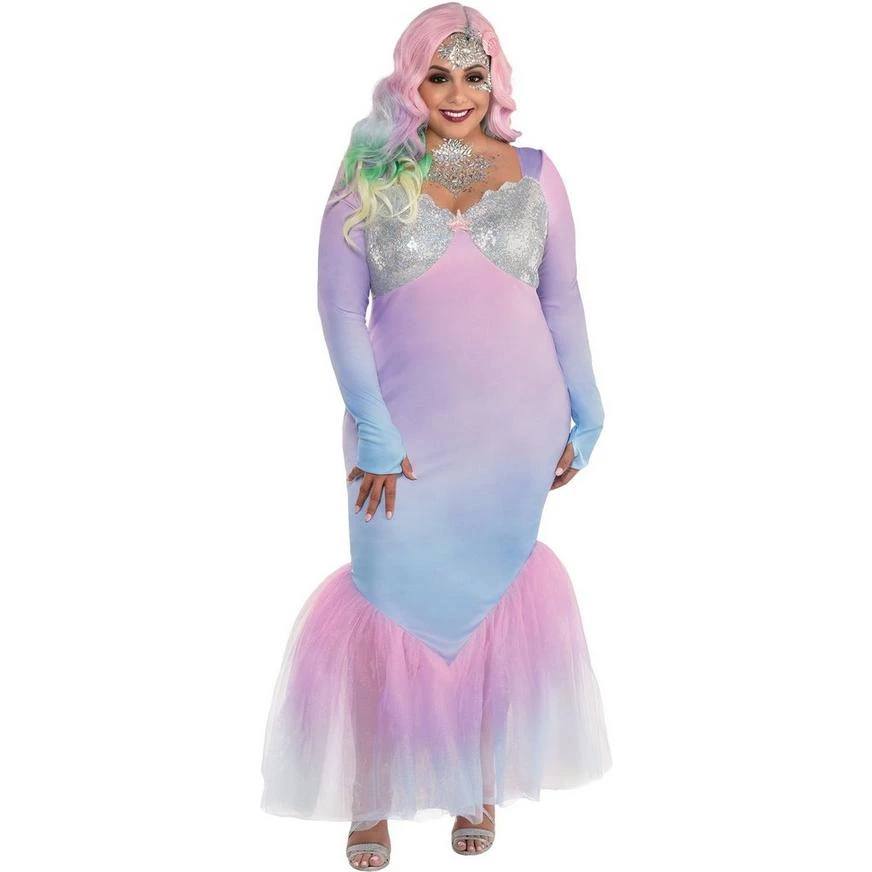 AMSCAN Adult Mystical Mermaid Costume - Plus Size 1 AMSCAN Adult Mystical Mermaid Costume - Plus Size