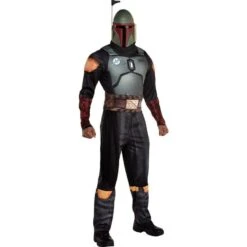 AMSCAN Adult Boba Fett Deluxe Muscle Costume - The Mandalorian