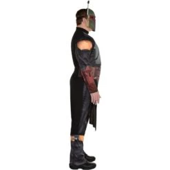 AMSCAN Adult Boba Fett Plus-Size Deluxe Muscle Costume - The Mandalorian -Amscan P928512 02