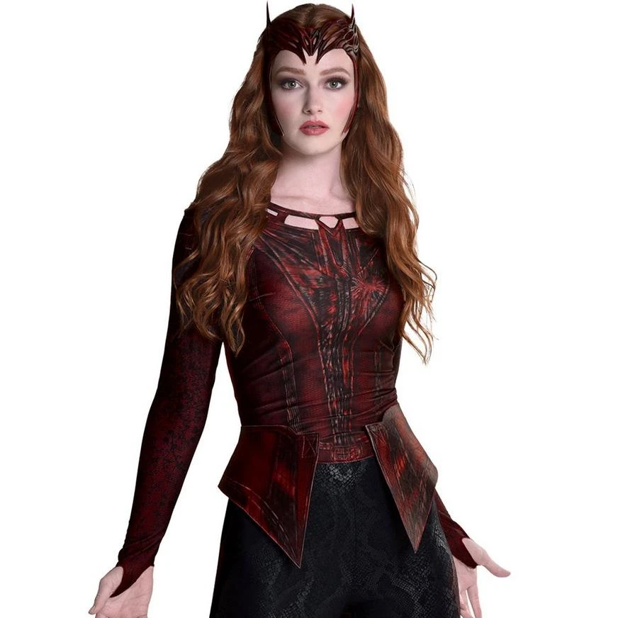 AMSCAN Adult Scarlet Witch Costume - Marvel Doctor Strange In The Multiverse Of Madness 2 AMSCAN Adult Scarlet Witch Costume - Marvel Doctor Strange In The Multiverse Of Madness - Image 2