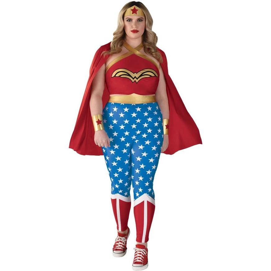 AMSCAN Adult Wonder Woman Plus Size Costume - DC Originals 1 AMSCAN Adult Wonder Woman Plus Size Costume - DC Originals