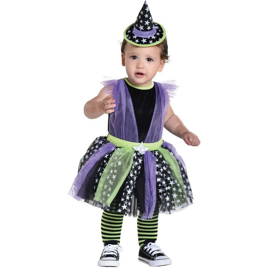 AMSCAN Baby Classic Witch Costume 2 AMSCAN Baby Classic Witch Costume - Image 2