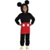 AMSCAN Kids' Classic Mickey Mouse One Piece Zipster Costume - Disney