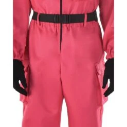 AMSCAN Adult Pink Soldier Guard Costume - Netflix Squid Game -Amscan P945772 03